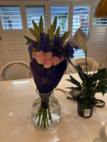 Customer photo review of Blushing Beauty Bouquet