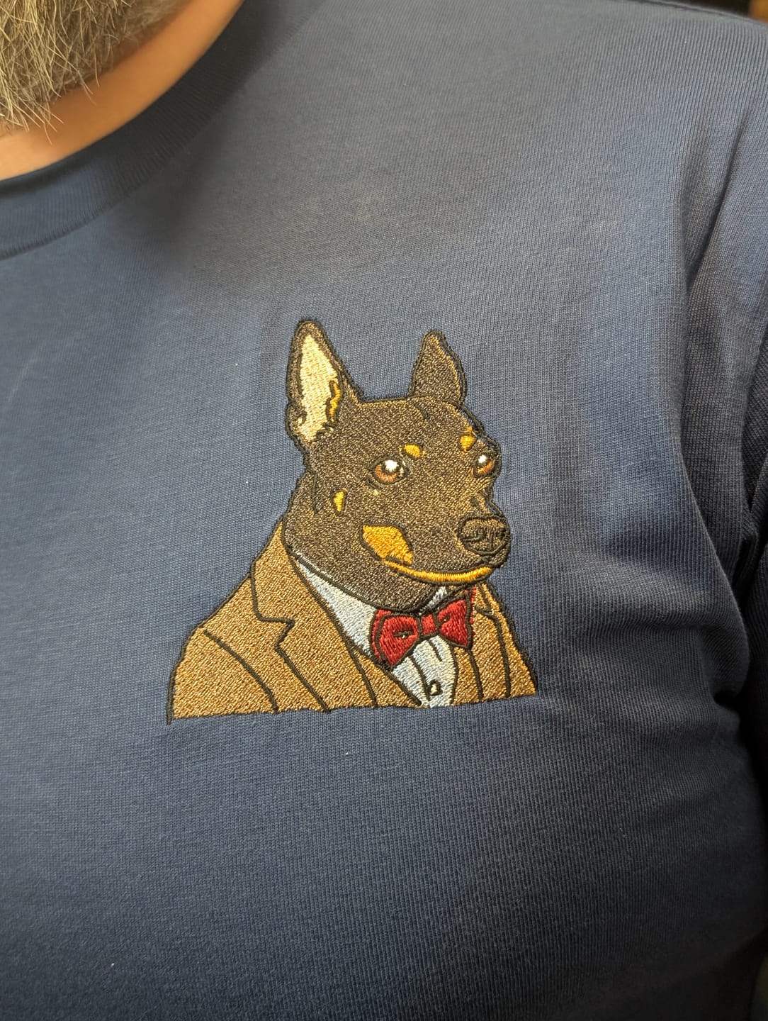 Customer photo review of CUSTOM Men's Pet T-Shirt