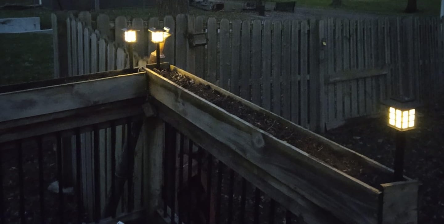 Customer photo review of BrightPath™ Solar Pathway Garden Light – Waterproof Outdoor LED Stake Light