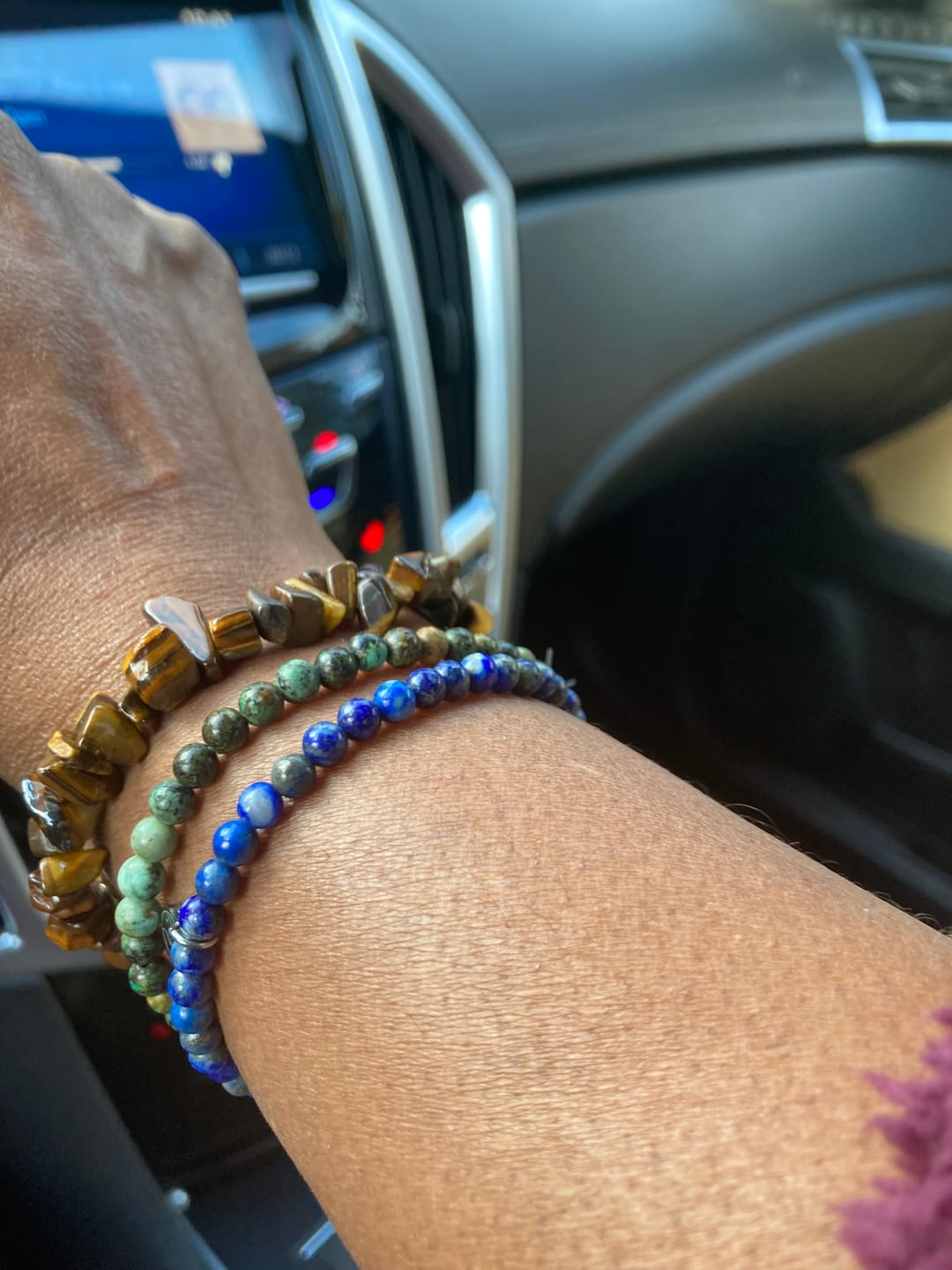 Customer photo review of Lapis Lazuli Bracelet Mini