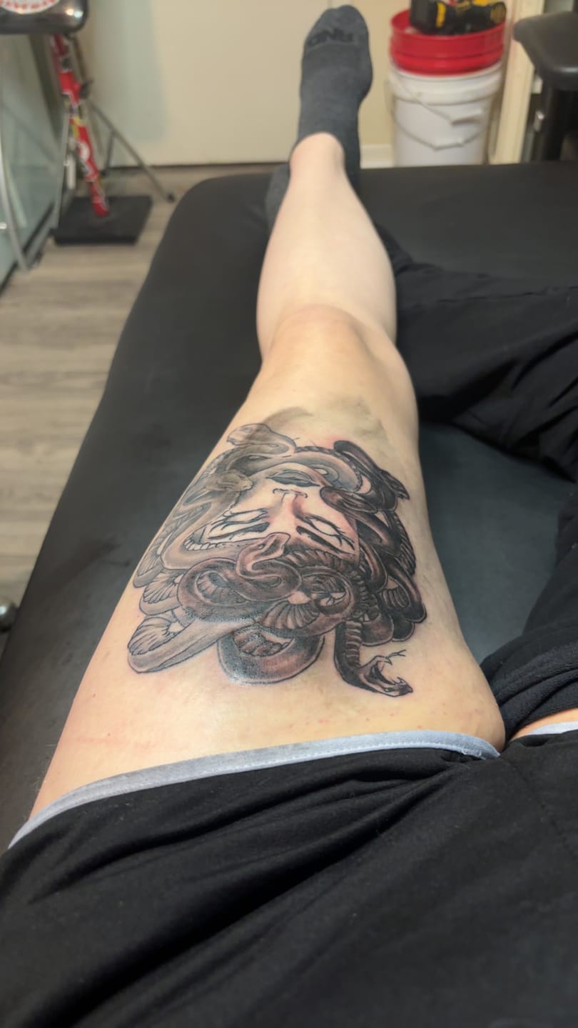 Customer photo review of Signature Tattoo Numbing Cream 1 TUBE