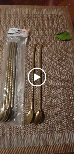 Customer video review of 2-in-1 Straw & Spoon (6-pieces set)
