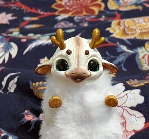 Customer photo review of Mercurian baby deer — white