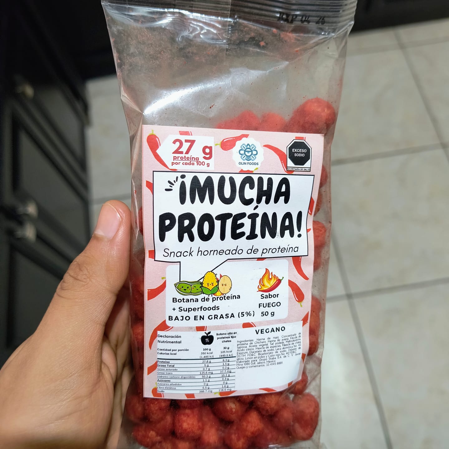 Customer photo review of 15 pzas de 50 g ¡Mucha Proteína! con Envio Gratis
