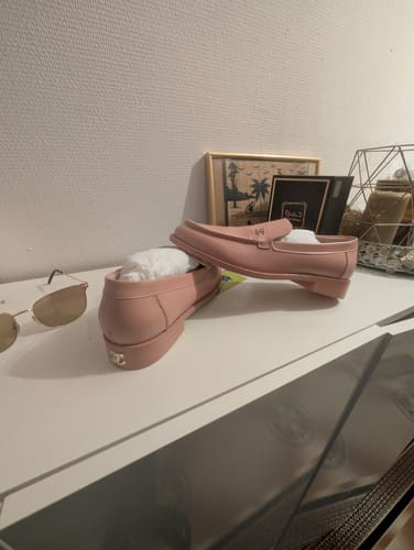 Customer photo review of CC 25C Moccasins Pink Patent Leather