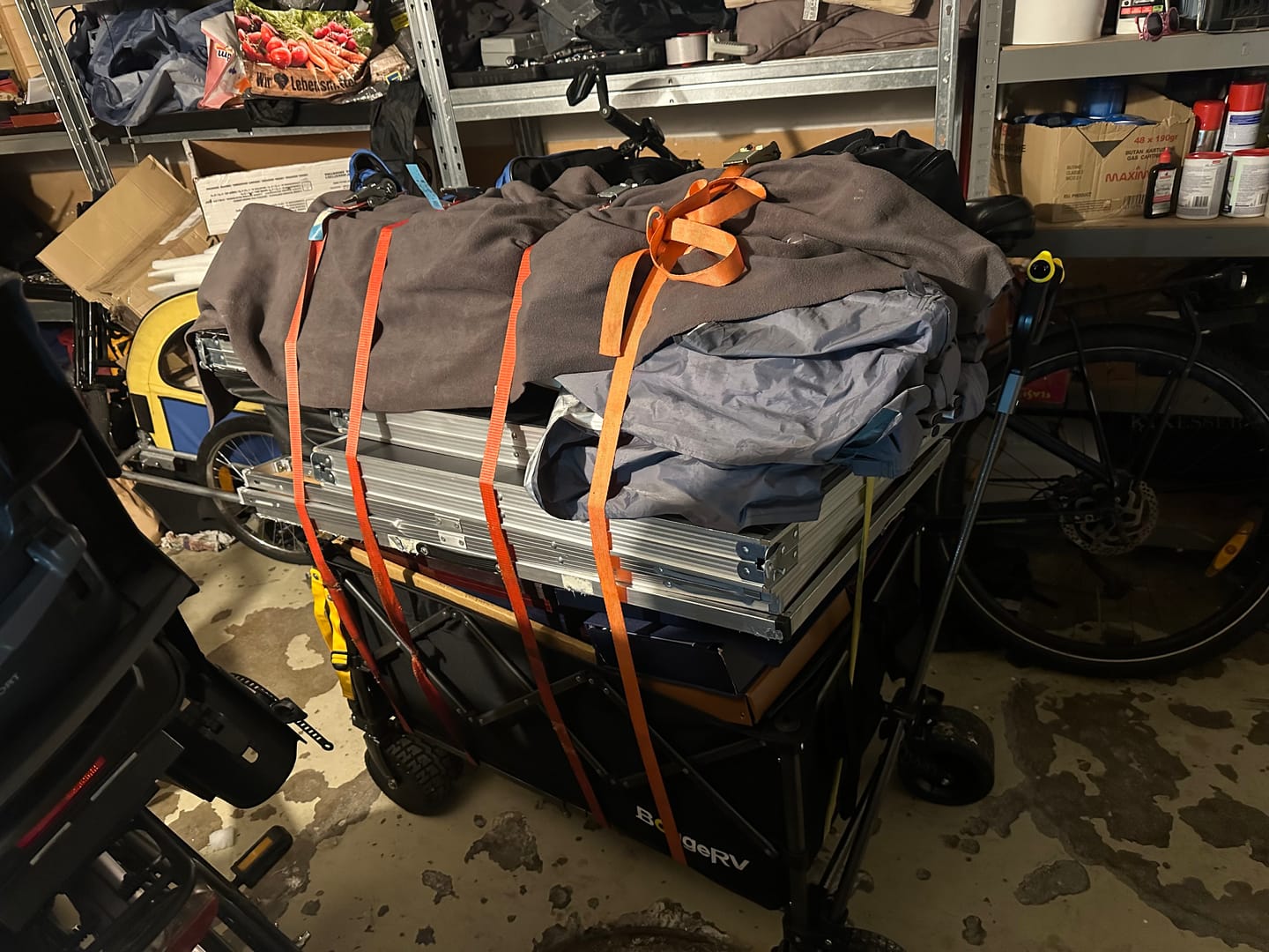 Customer photo review of BougeRV elektrischer bollerwagen für Camping, bollerwagen faltbar