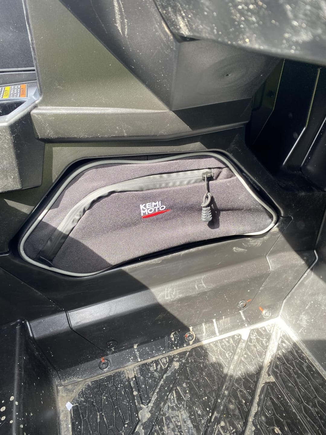 Customer photo review of UTV Center Seats Storage Bag for Polaris General 2016-2023