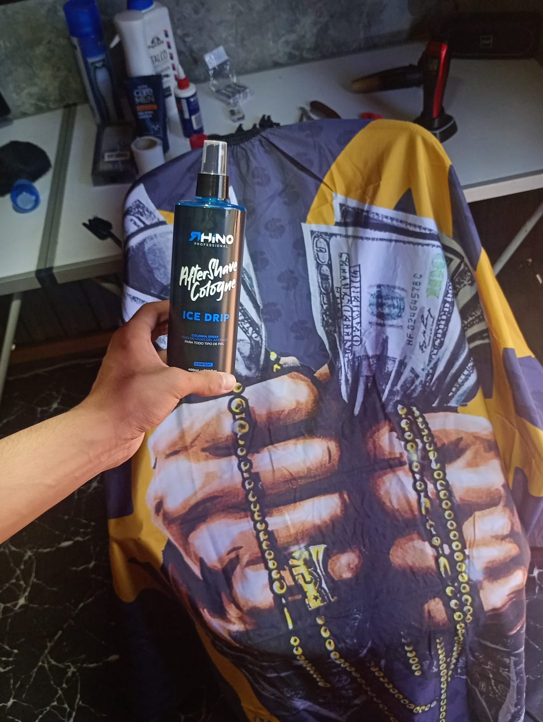 Customer photo review of After Shave Rhino Ice Drip 400ml