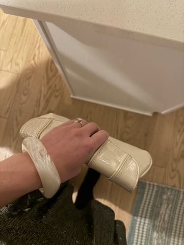 Customer photo review of Cream Bangle