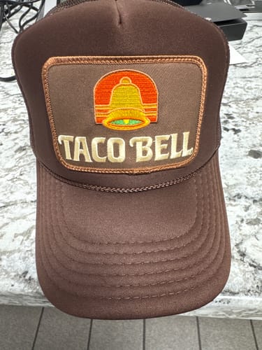 Customer photo review of VINTAGE TACO BELL CURVED BILL PATCH HAT