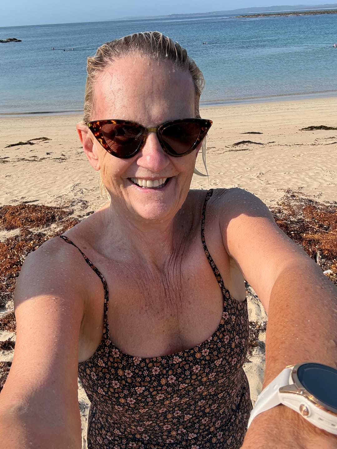 Customer photo review of Botanica Noir Palme Surf Suit