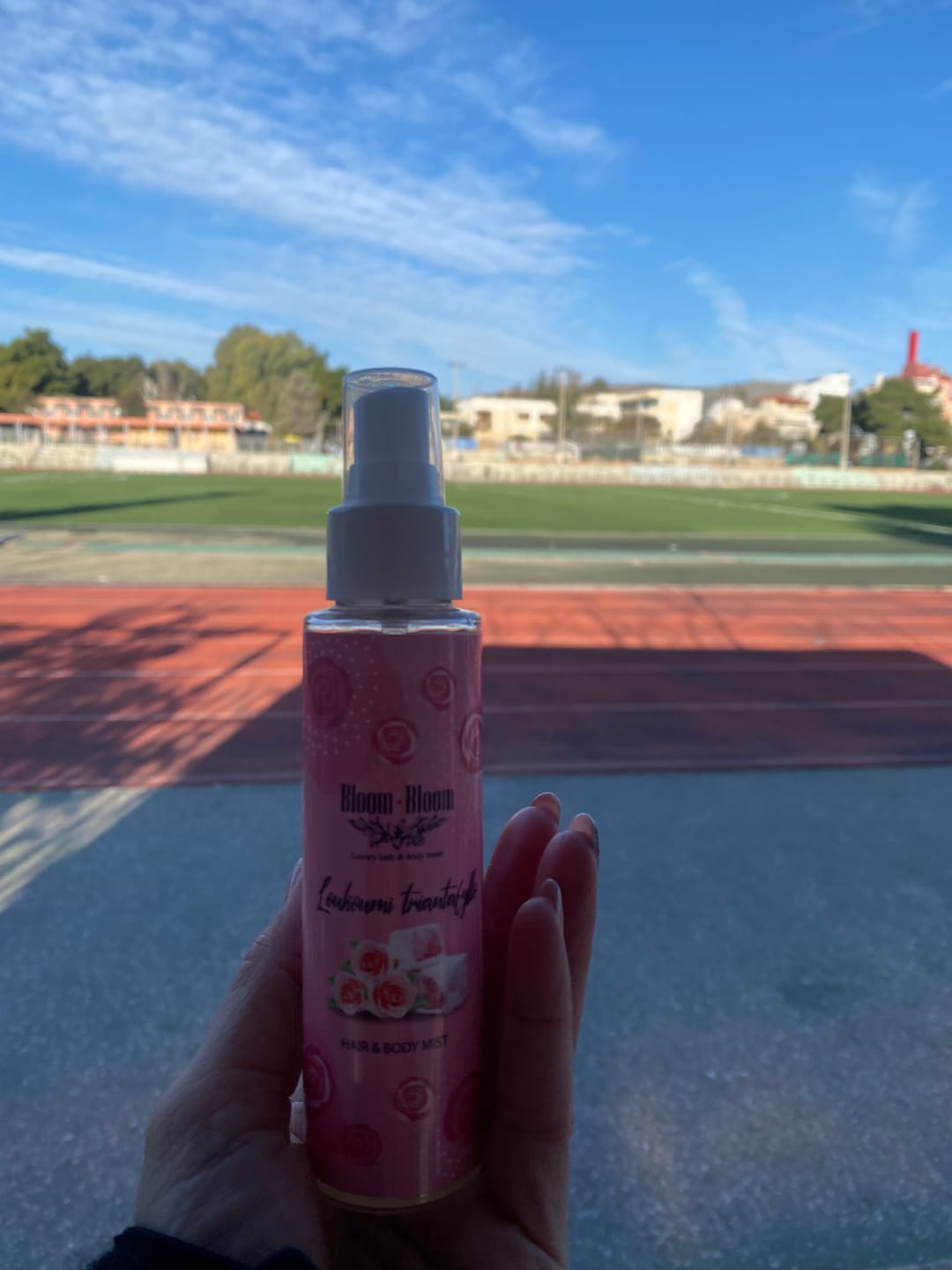 Customer photo review of Hair & Body Mist Λουκούμι-τριαντάφυλλο