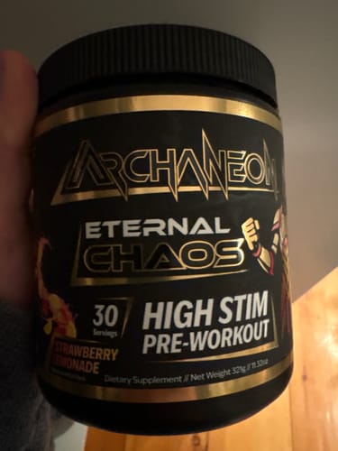 Customer photo review of Chaos Extreme High Stim Preworkout