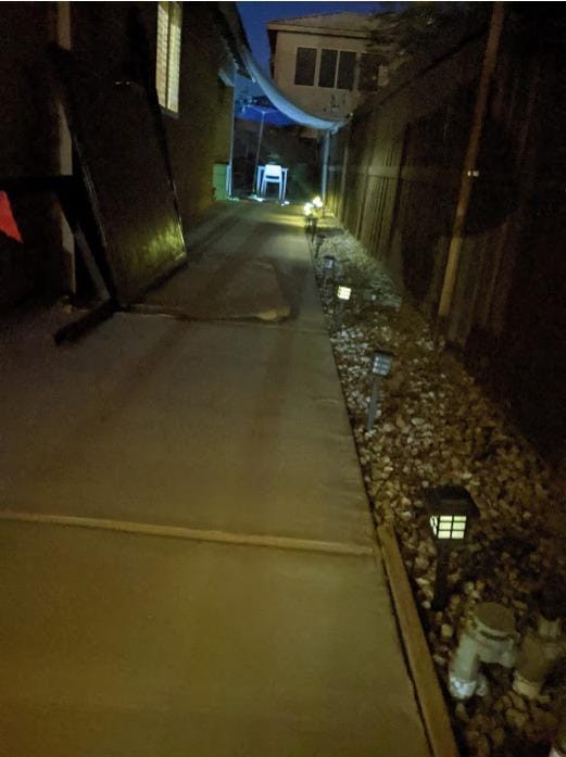 Customer photo review of BrightPath™ Solar Pathway Garden Light – Waterproof Outdoor LED Stake Light