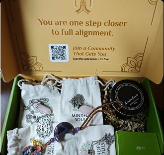 Customer photo review of Chakra Subscription Box + FREE Gift