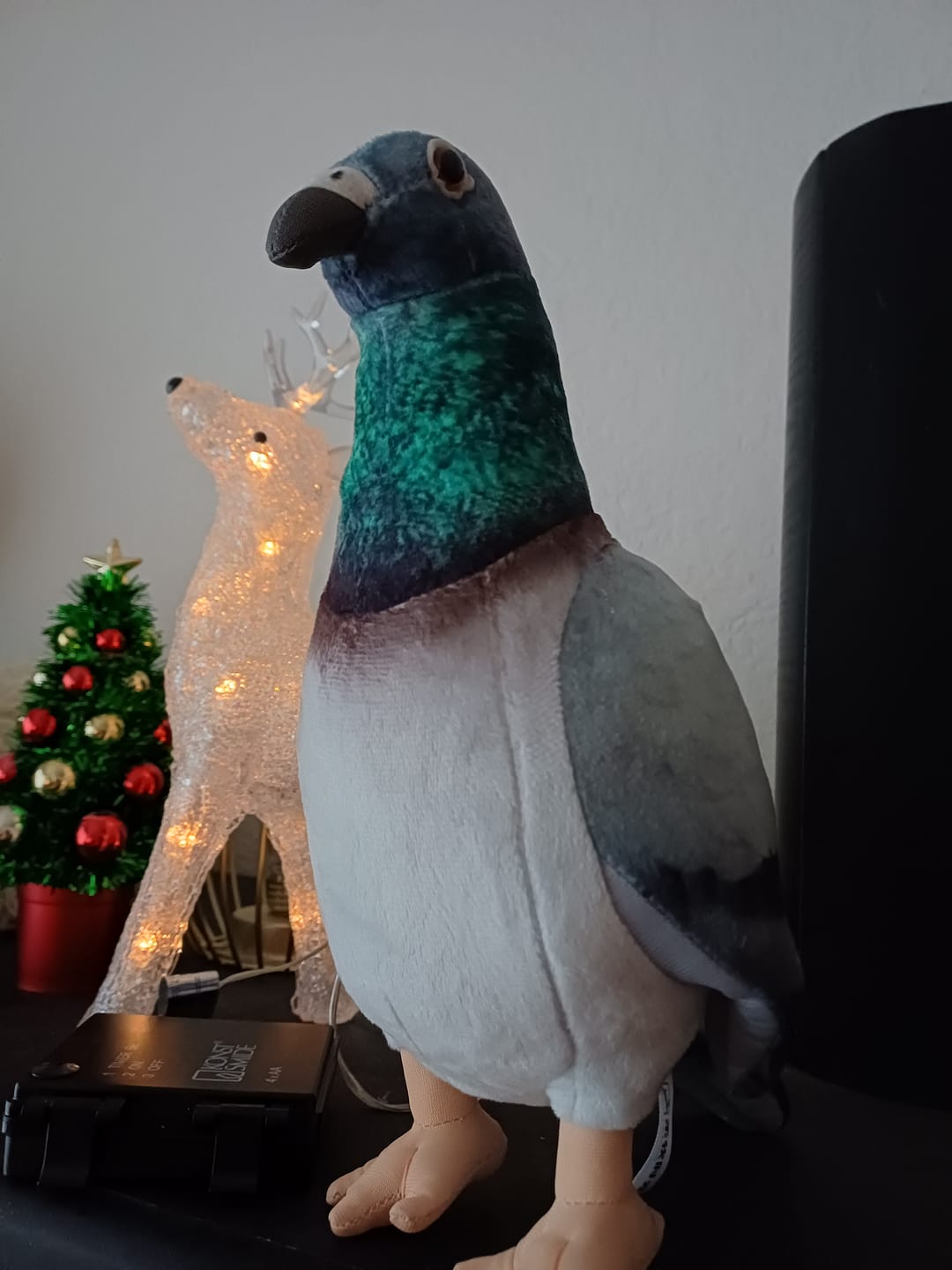 Customer photo review of Common Pigeon Bird Soft Stuffed Plush Toy