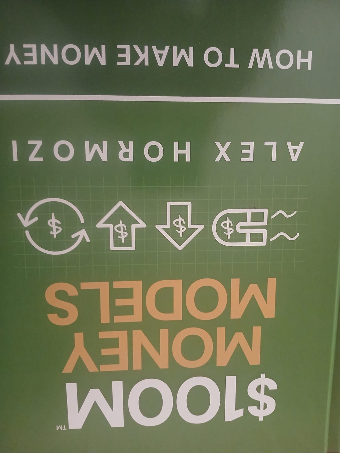 Customer photo review of $100M Money Models Hardback Book