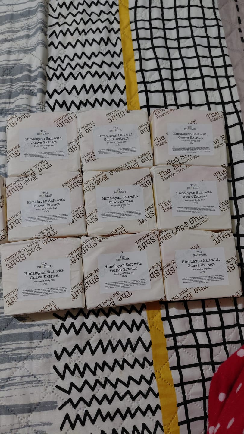 Customer photo review of Age Defying Body Bar - Himalayan Sea Salt and Guava Extract