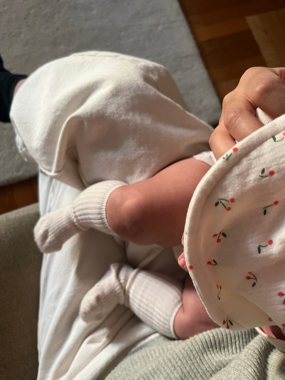 Customer photo review of Wool Socks, Baby and Toddler, Cork