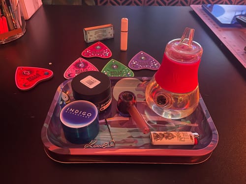 Customer photo review of Bubbler Base Iridescent