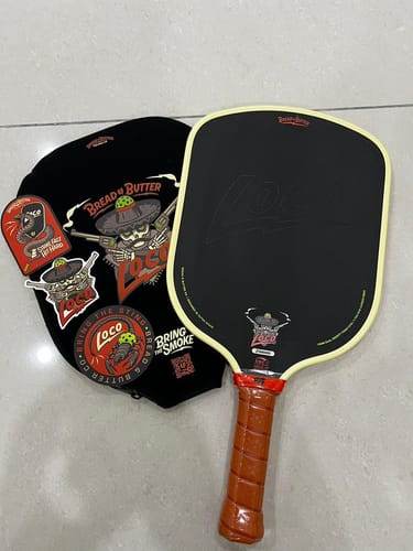 Customer photo review of (PRE-ORDER - SHIPPING STARTS JANUARY 12TH) The Loco 16mm Pickleball Paddle- Elongated