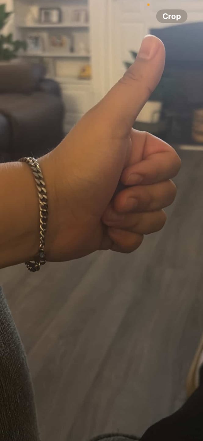 Customer photo review of 5mm Cuban Link Bracelet