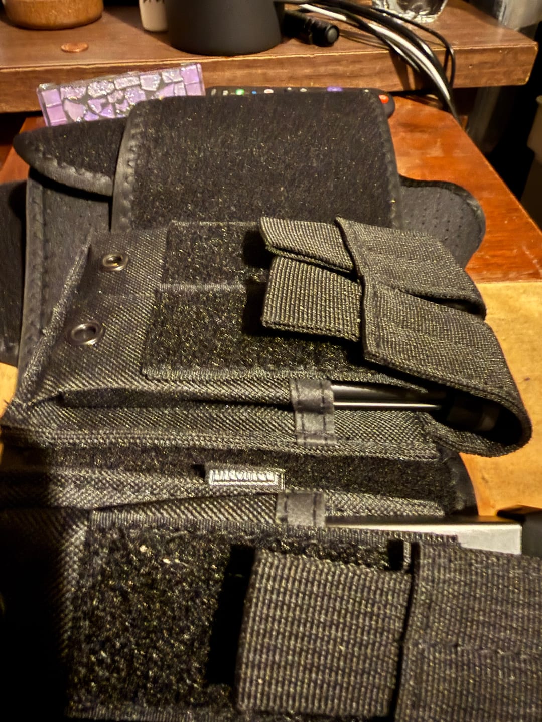 Customer photo review of Mag Carriers for Belly Band Holster - Quick Release - 2 Pack (Detachable)