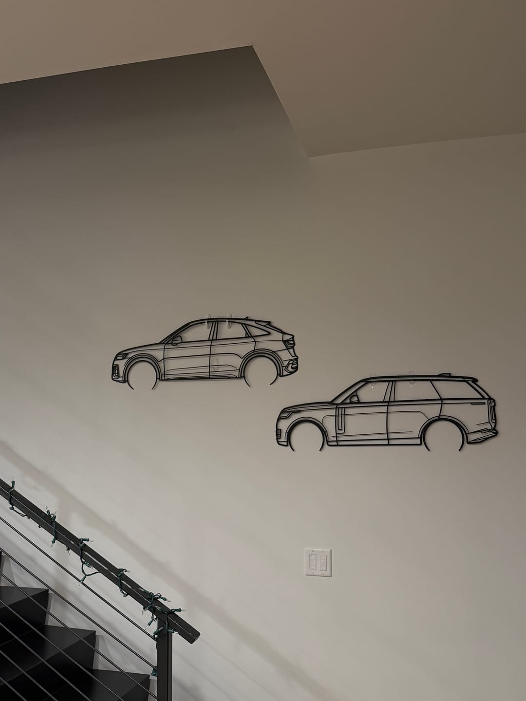 Customer photo review of Your Custom Metal Car Silhouette