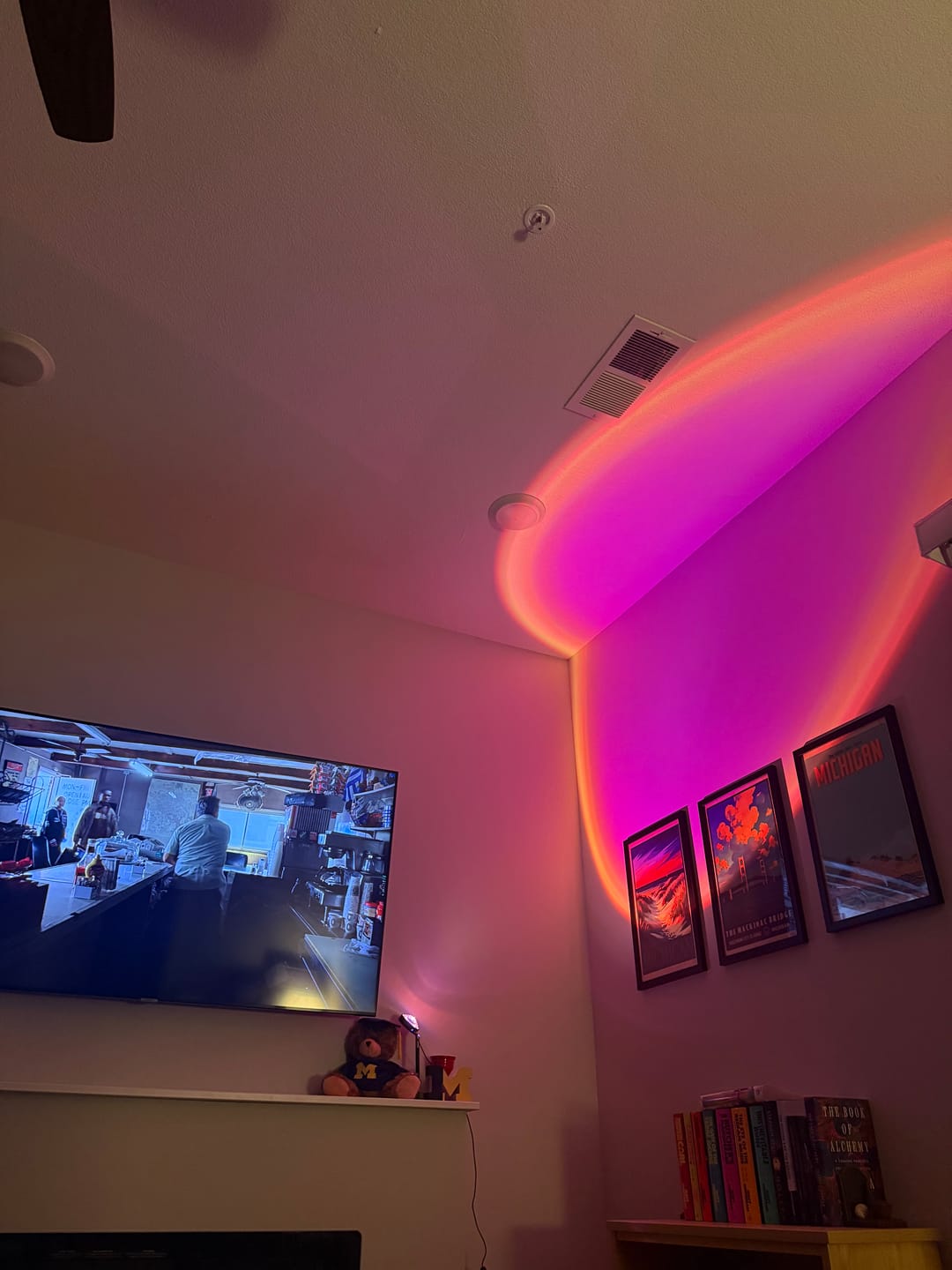 Customer photo review of Golden Hour Sunset Lamp