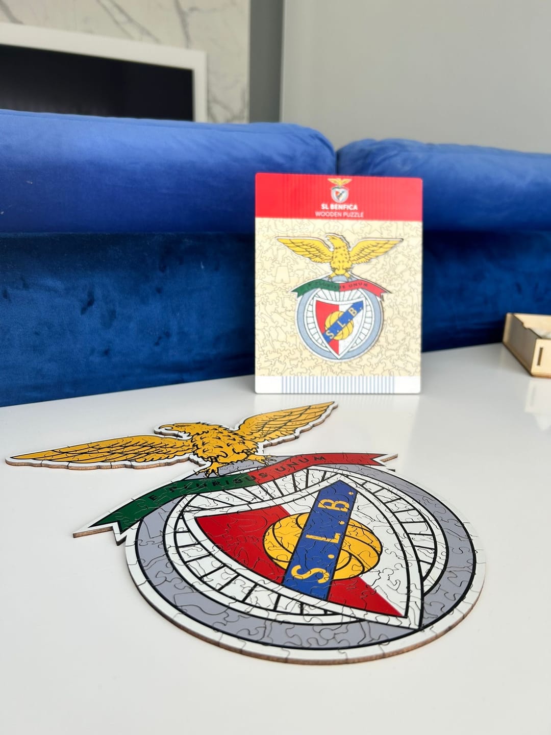 Customer photo review of SL Benfica® Logo - Wooden Puzzle