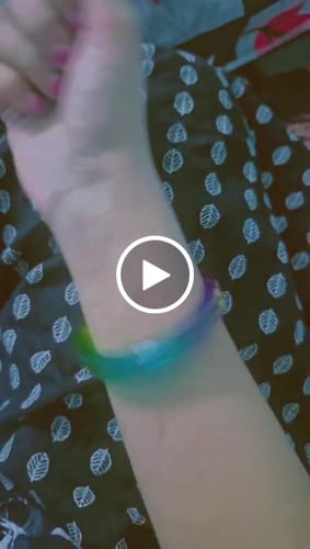 Customer video review of "Mayur A Colorful Peacock Style!" - 916 22k Gold Bangles (Multicolour)