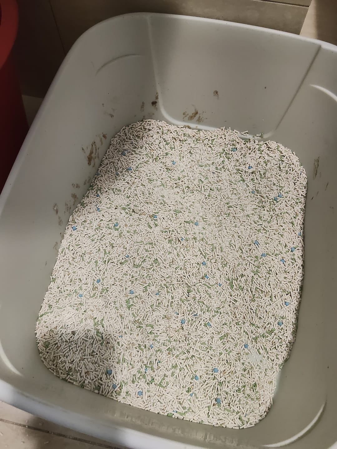 Customer photo review of 【庫存用】五吉貓 科學木薯貓砂 2.5KG單包