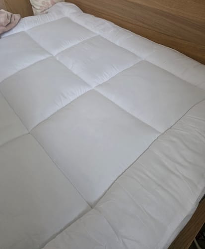 Customer photo review of CloudTopper™ Luxury Thick Mattress Topper