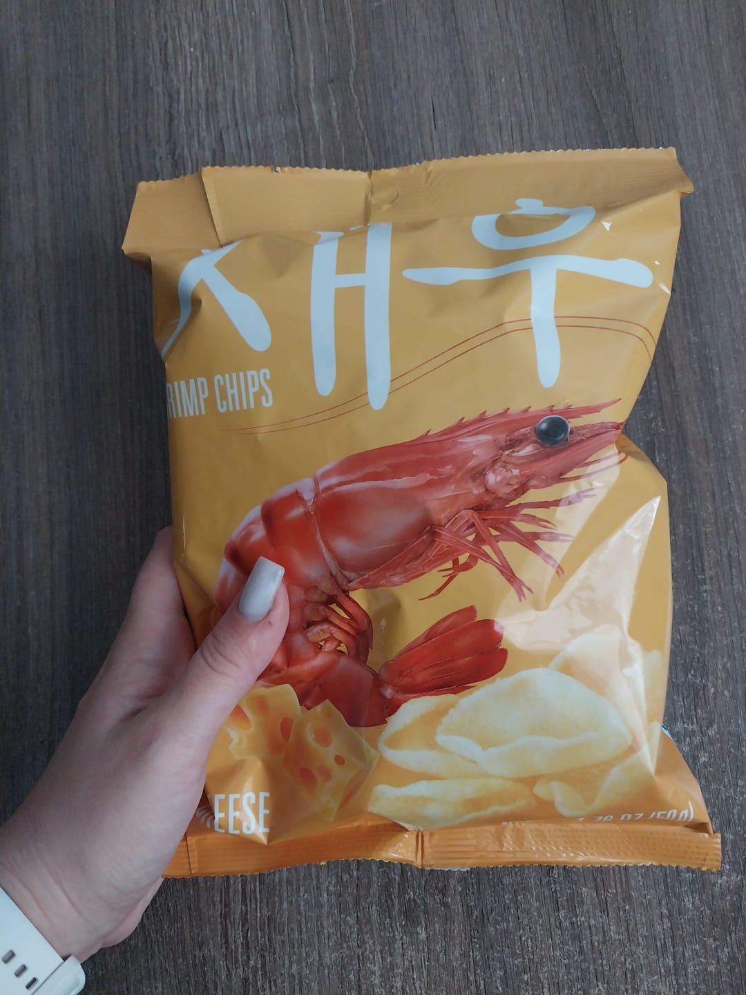 Customer photo review of Креветкові чипси Shrips зі смаком сиру, 50 гр.