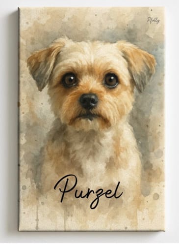 Customer photo review of Dein Haustier als Porträt - Individuelle Leinwand