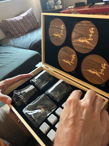 Customer photo review of Kori Whiskey - Gift Set