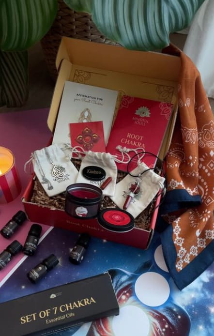 Customer photo review of Chakra Subscription Box + FREE Gift