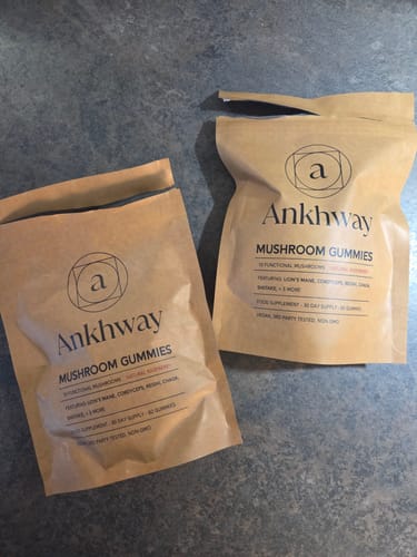 Customer photo review of Mushroom Gummies