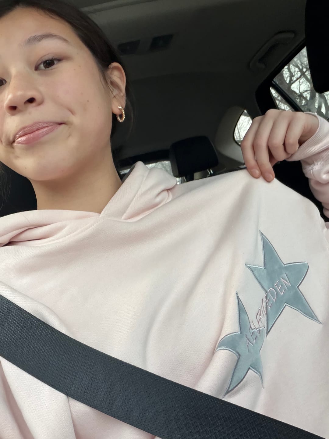 Customer photo review of Aelfric Eden Star Color Contrast Hoodie