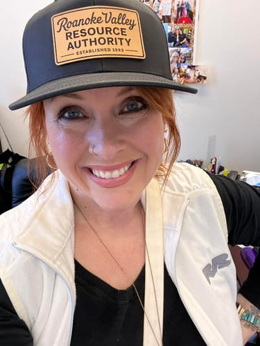 Customer photo review of Premium Custom Leather Patch Hats (Wholesale)