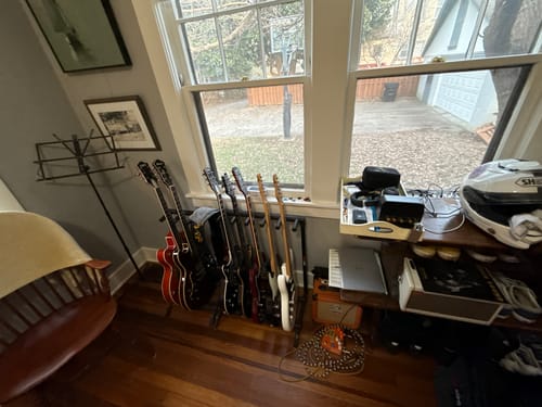 Customer photo review of TuneBoy - Portable Rechargeable 5W Mini Guitar Practice/Travel Amp with Clean/Distortion Channels & Bluetooth 5.0
