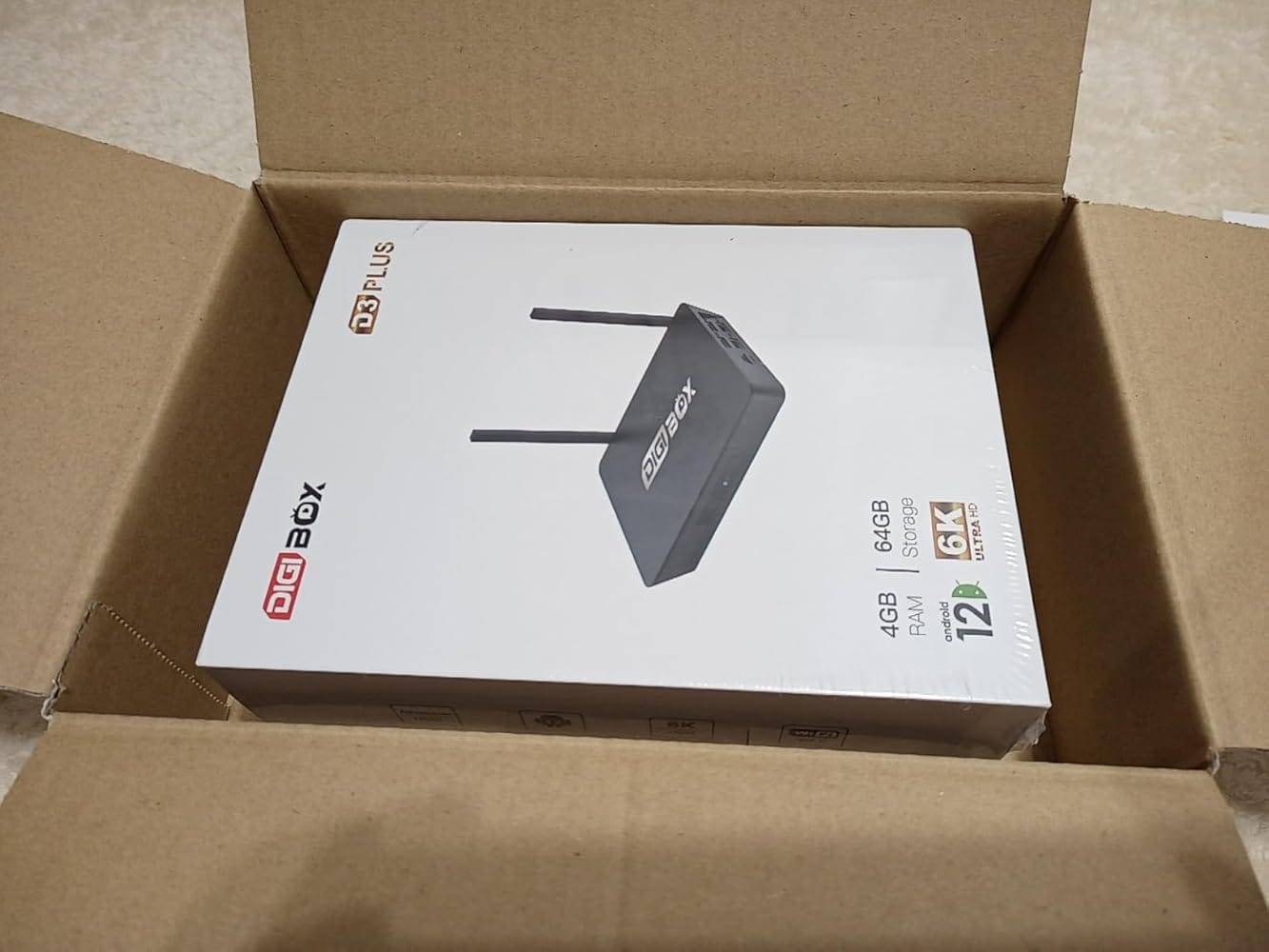 Customer photo review of デジボックス DIGIBOX D3 Plus｜6K対応スマートテレビボックス・AI音声・日本番組OK