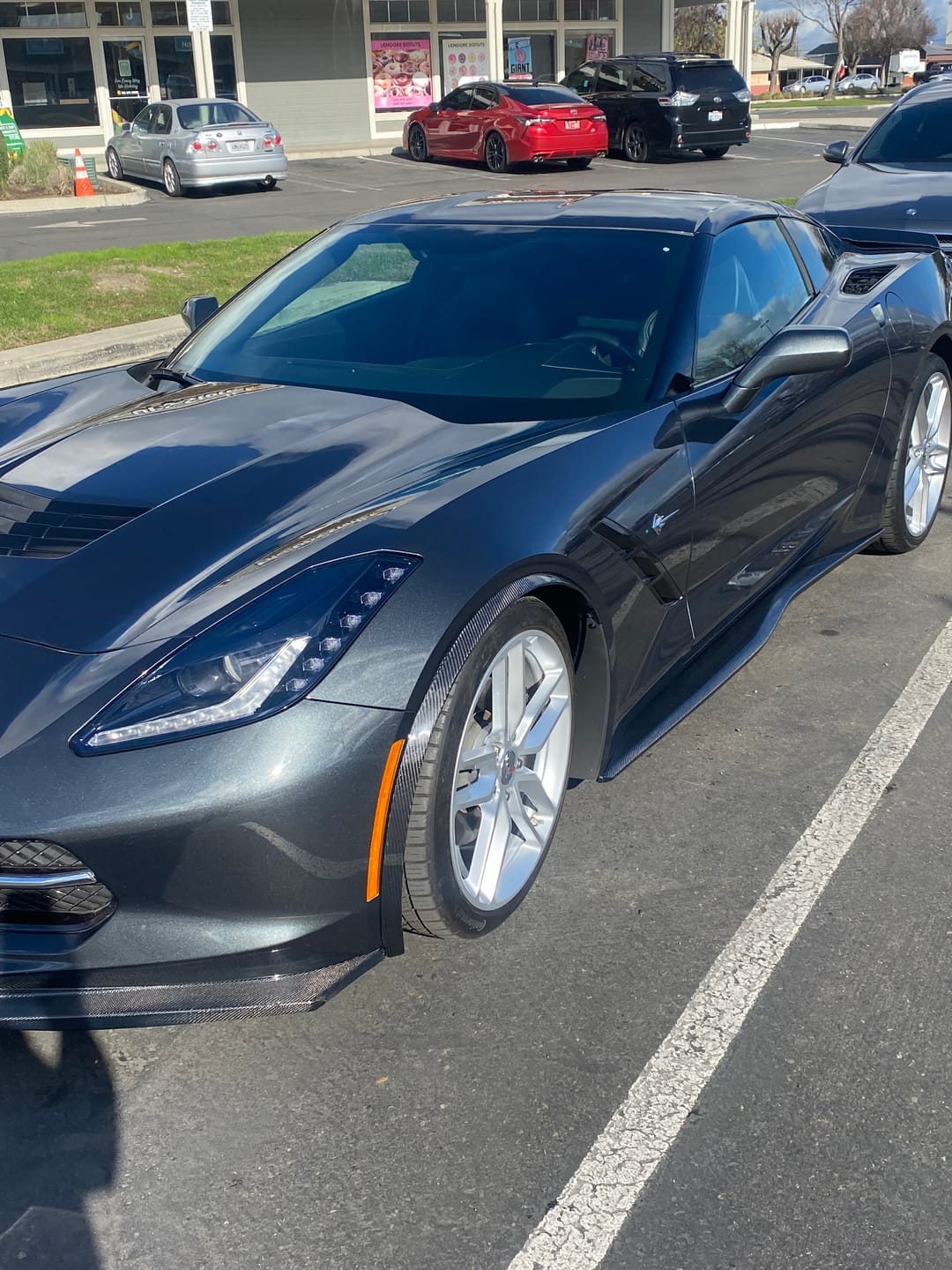 Customer photo review of Corvette C7 Z06 Conversion Side Skirts Rocker Panels