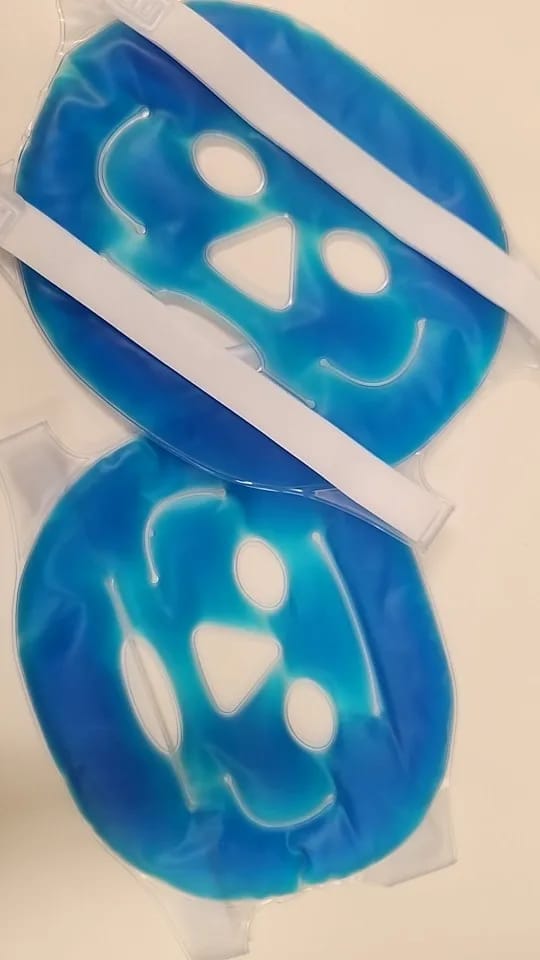Customer photo review of Cooling Gel Mask Relief Ice Pack Reusable Hot And Cold Therapy