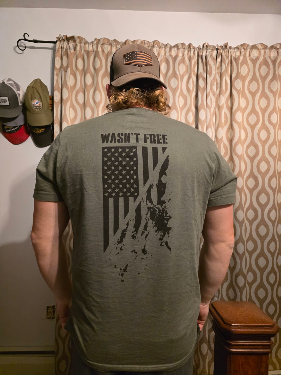 Customer photo review of Wasn't Free Shirt