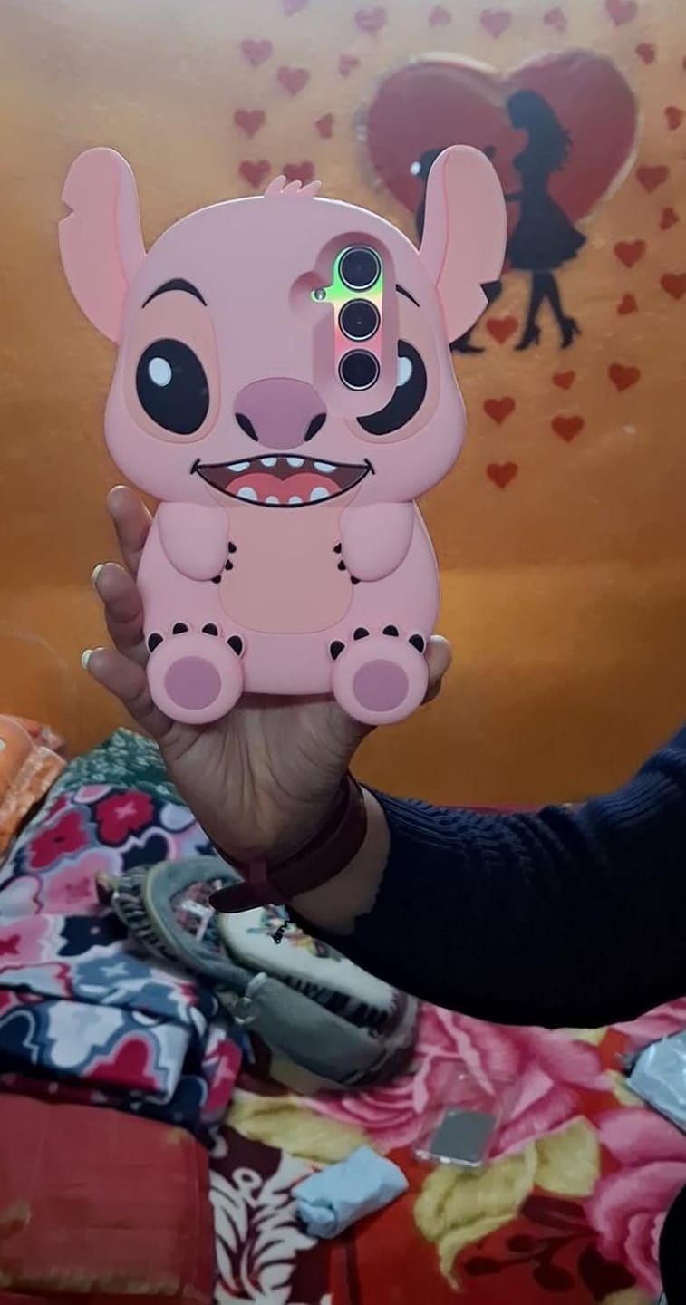 Customer photo review of 3D Stitch Samsung Rubber Silicone Case