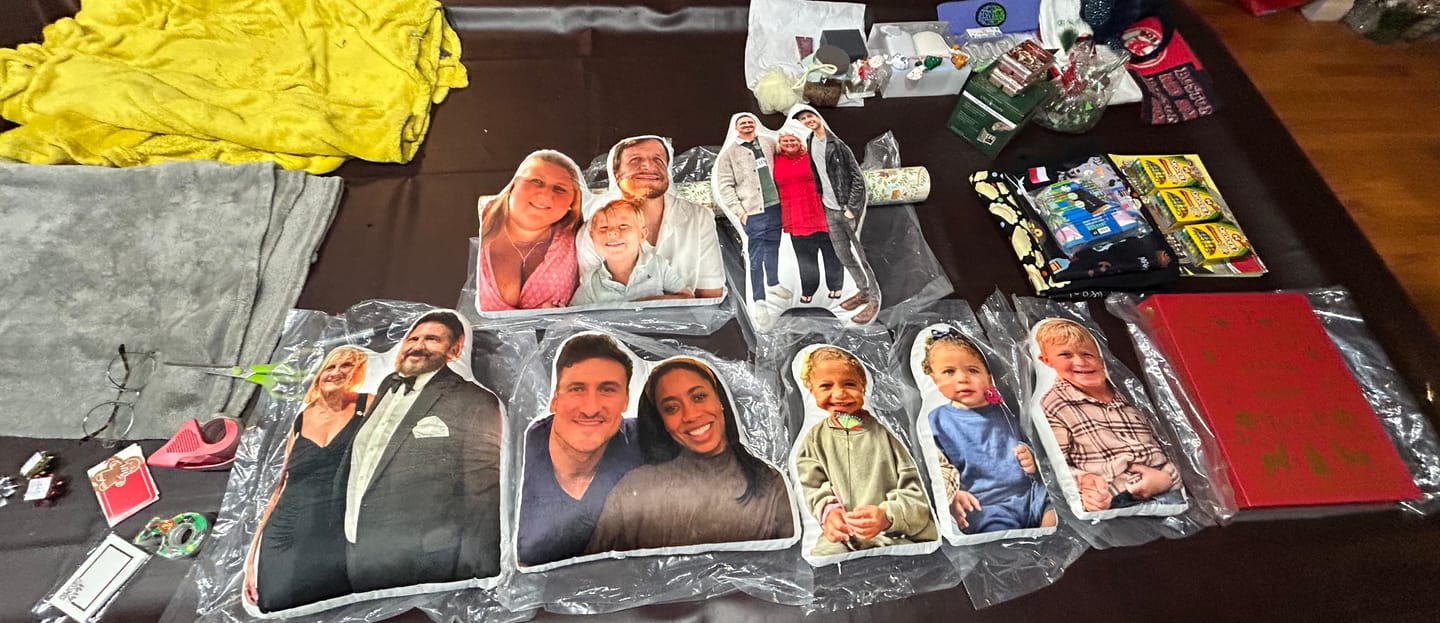 Customer photo review of Custom Shaped Pillow with Loved One Picture of Person/Pet Personalized 3d Photo Pillow