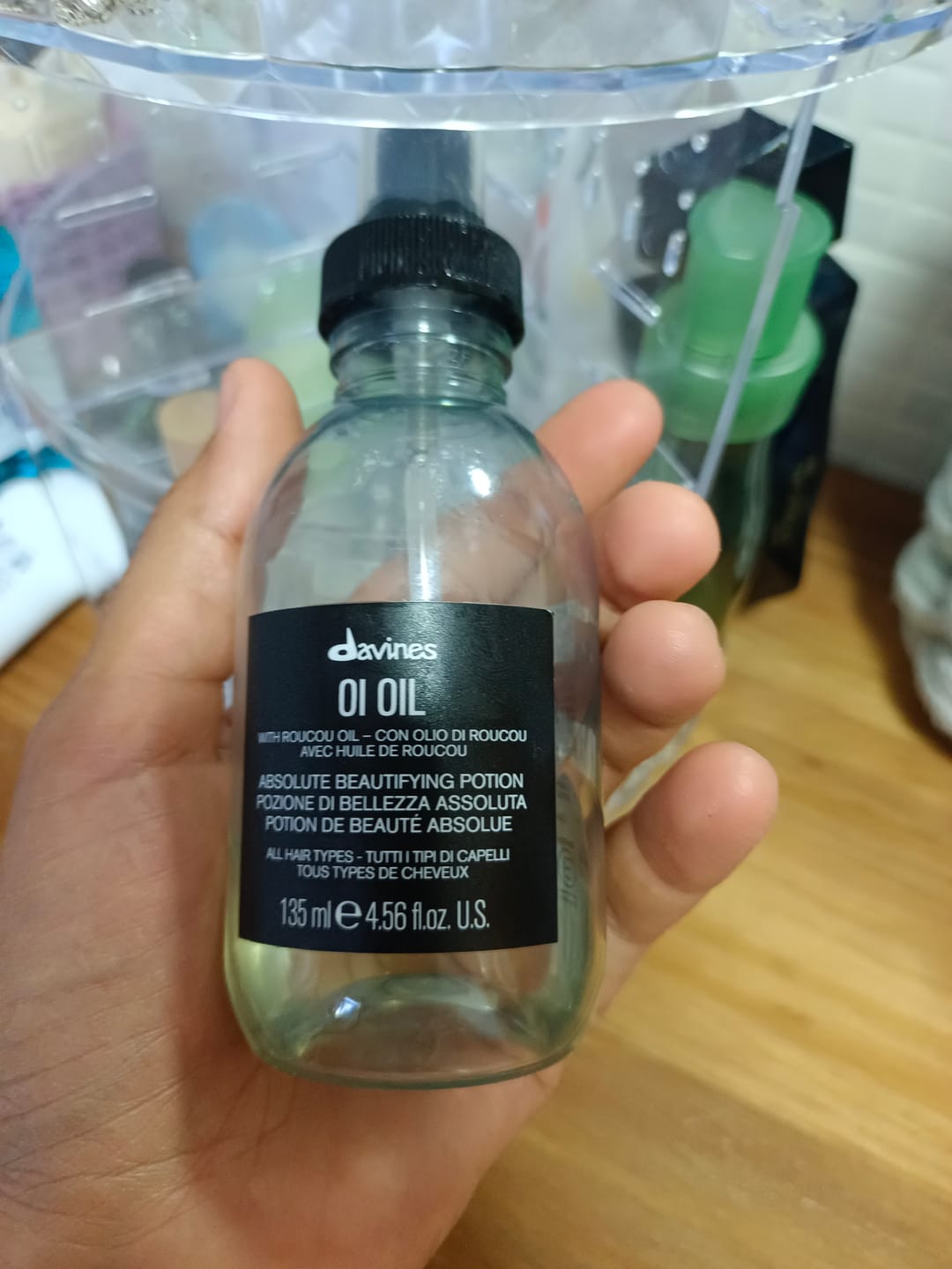 Customer photo review of Óleo Oi Oil Davines