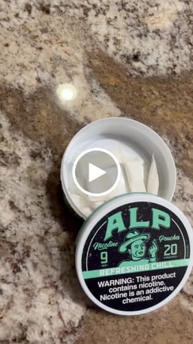 Customer video review of Refreshing Chill Nicotine Pouches