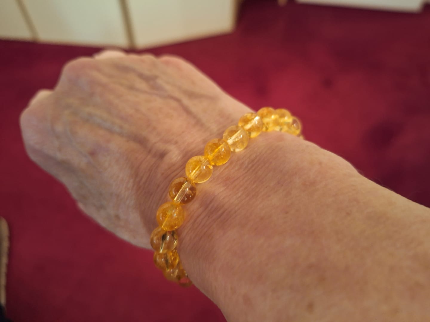 Customer photo review of Citrin Armband - Lebensfreude